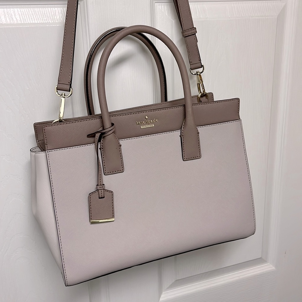 Pristine Kate Spade Original Mauve on Mauve Medium Bag